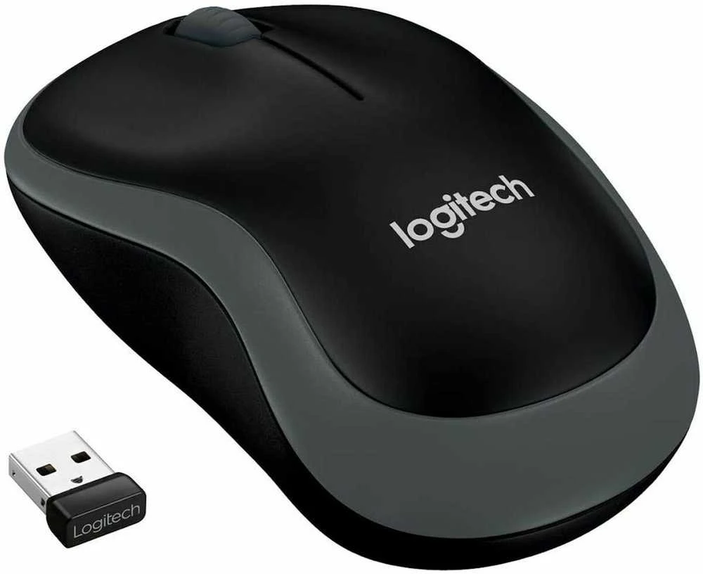 Bevielė pelė Logitech M185 pilka