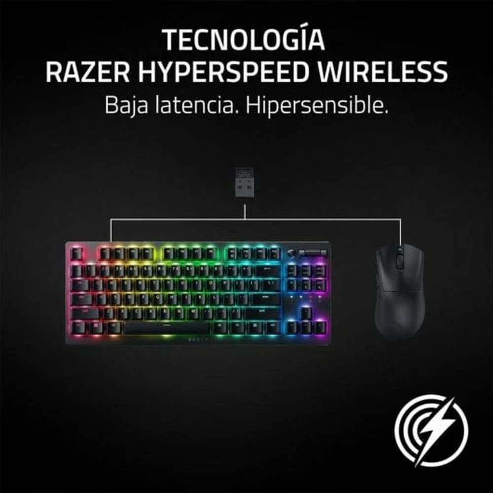 Razer DeathAdder V3 HyperSpeed | Pelė žaidimams | Wireless/su laidu | USB / 2.4 GHz | Juodas