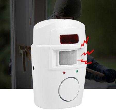 Wireless movement sensor alarm + 2 key fobs 105db
