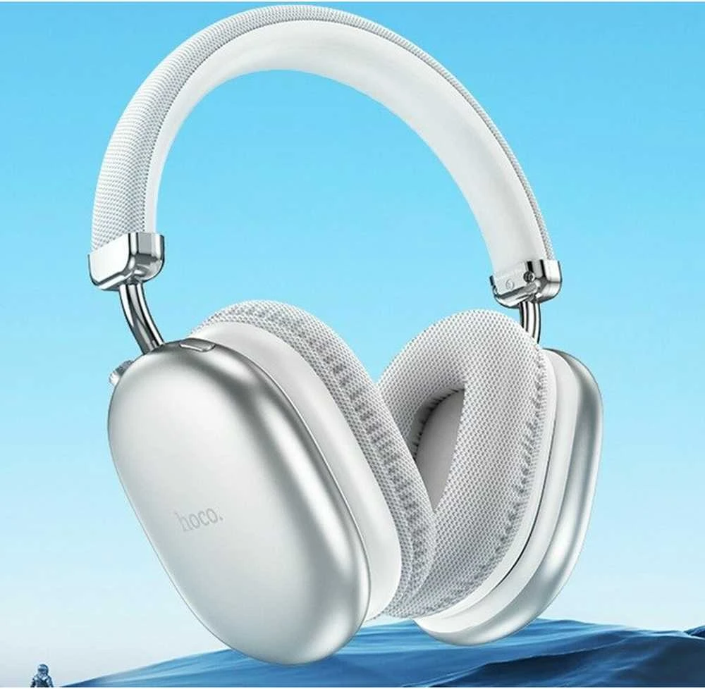 Bluetooth ausinės Hoco W35 sidabrinės