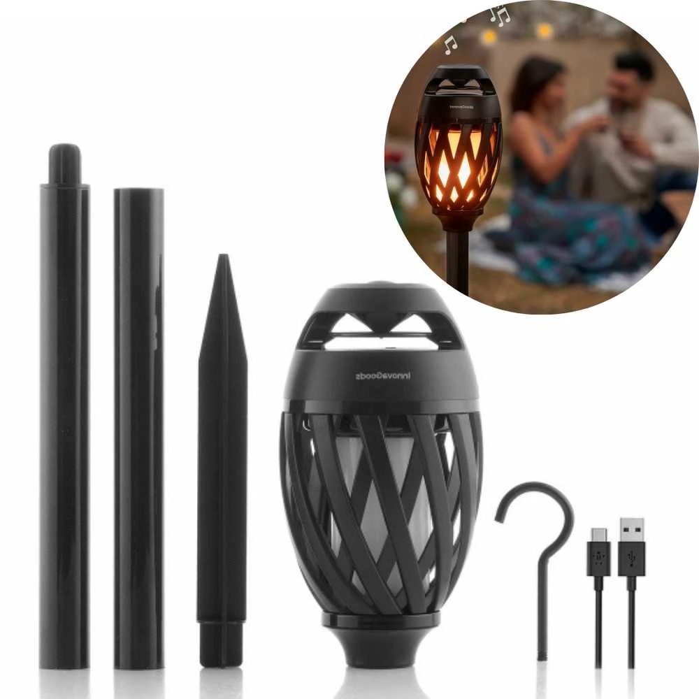 Belaidis garsiakalbis su liepsnos efekto LED lempa Spekkle InnovaGoods