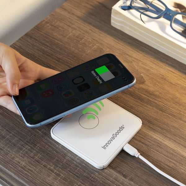 Kelių padėčių belaidis įkroviklis su atramine baze Pomchar InnovaGoods