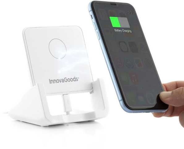 Kelių padėčių belaidis įkroviklis su atramine baze Pomchar InnovaGoods