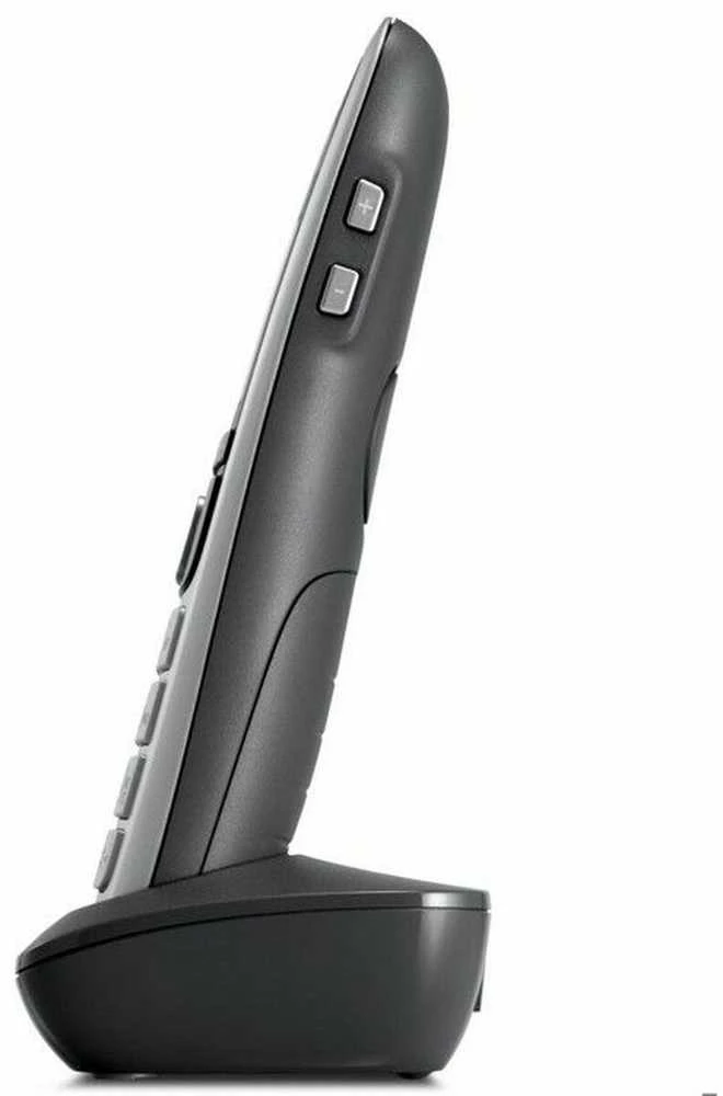 Namų Telefonas - Gigaset E560HX DECT Telefonas, 14h Pokalbių Laikas, 150 Kontaktų, Juoda