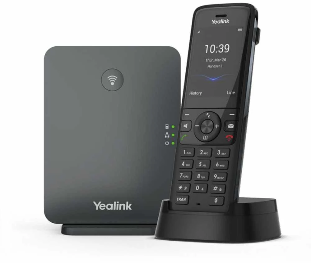 Yealink W78P IP telefonas Juoda TFT