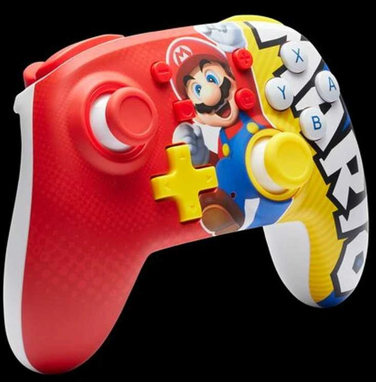 Power A „PowerA Nano Enhanced“ belaidis valdiklis, „Mario“, „Nintendo Switch“.