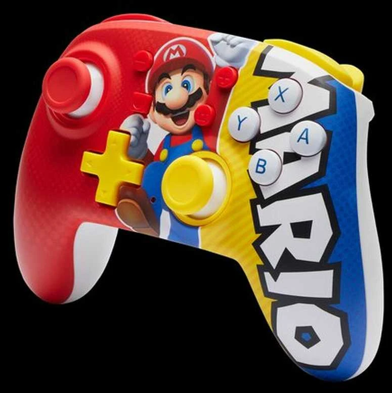 Power A „PowerA Nano Enhanced“ belaidis valdiklis, „Mario“, „Nintendo Switch“.