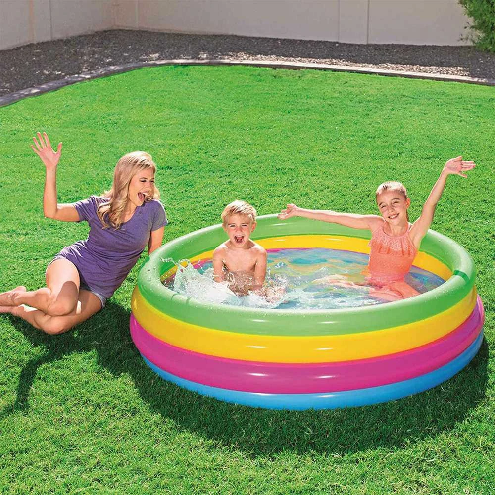 Pripučiamas baseinas Bestway Rainbow 157 cm x 46 cm, 51117
