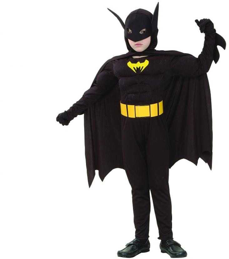GoDan Batman kostiumas su raumenimis 130-140 cm