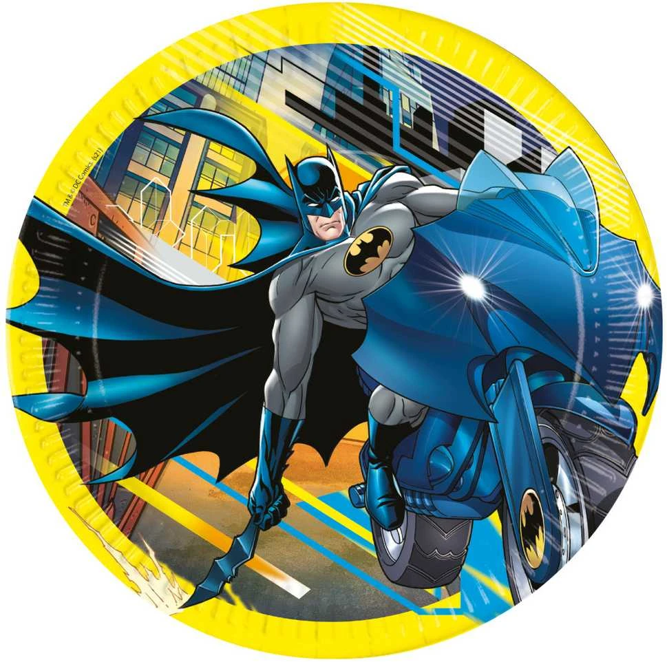 Boland Traciks GoDan Batman popierinės lėkštės 23 cm 8 vnt