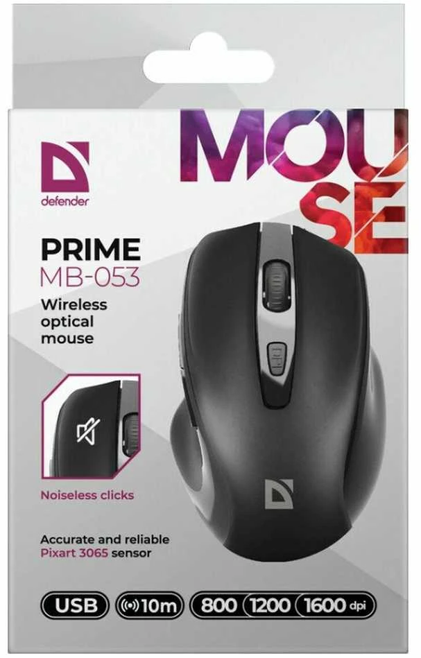 Pelė Defender Prime MB-053czarna