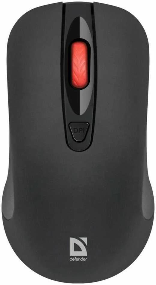 Pelė DEFENDER NEXUS MS-195 RF SILENT Juodas