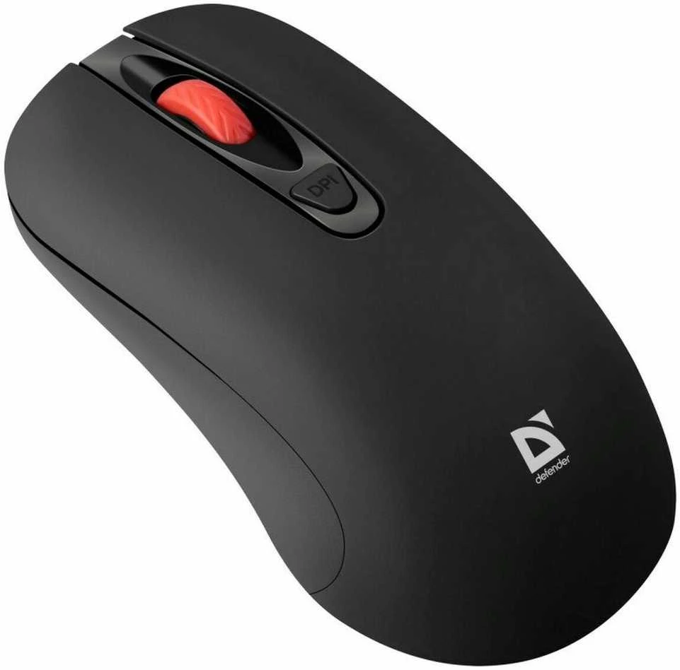 Pelė DEFENDER NEXUS MS-195 RF SILENT Juodas
