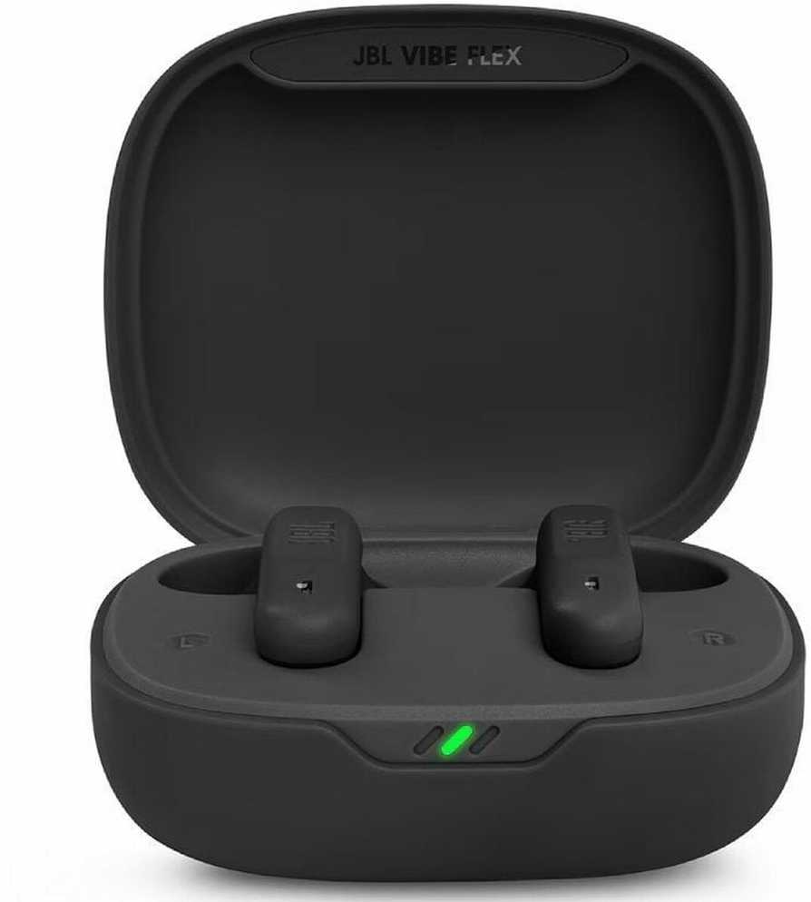 JBL Vibe Flex TWS belaidės ausinės, Juodos