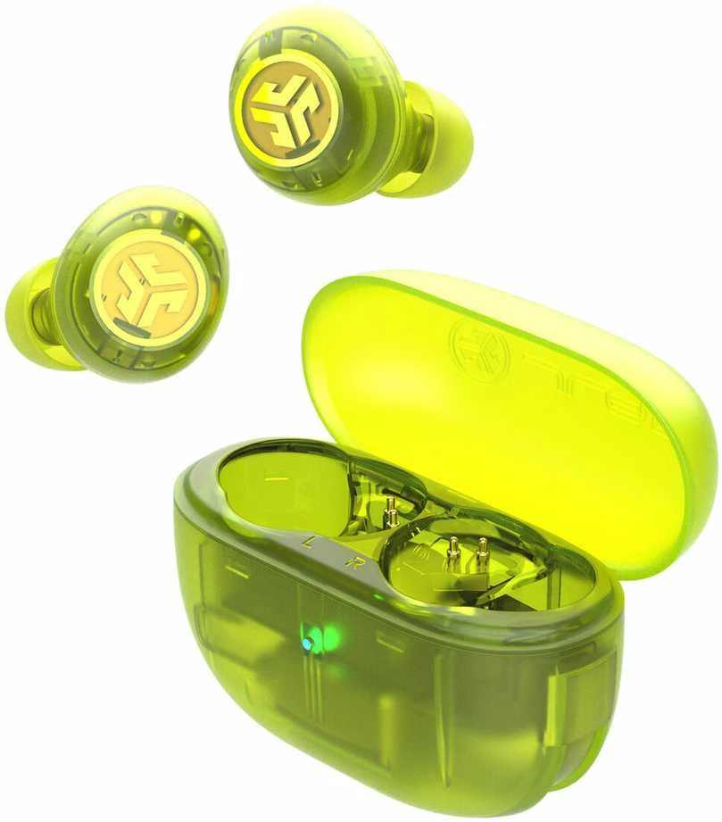 Ausinės 4kom.pl JLab Go Pop ANC Ausinių rinkinys True Belaidės Stereo (TWS) Douszny Połączenia/muzyka Bluetooth Morski, Permatomas