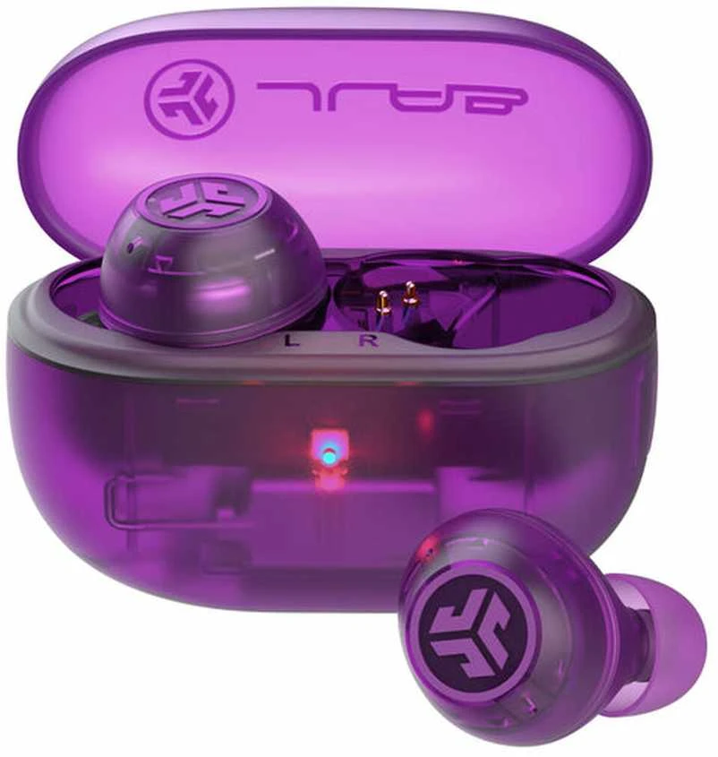 Ausinės JLab Audio Go Pop ANC Transparentny Violetinis (IEUEBGOANCRTRAPUR124)