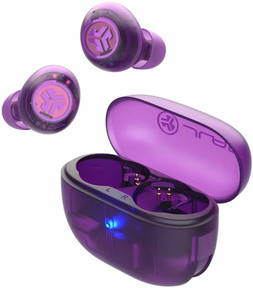 Ausinės JLab Audio Go Pop ANC Transparentny Violetinis (IEUEBGOANCRTRAPUR124)
