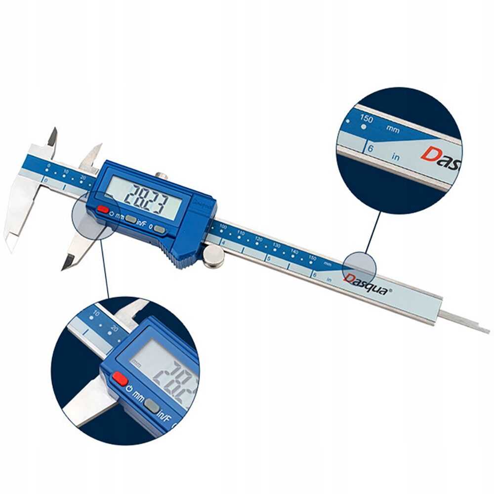 „Bidmers“ elektroninis slankmatis „Dasqua“ „Pro“ 150 mm, IP54