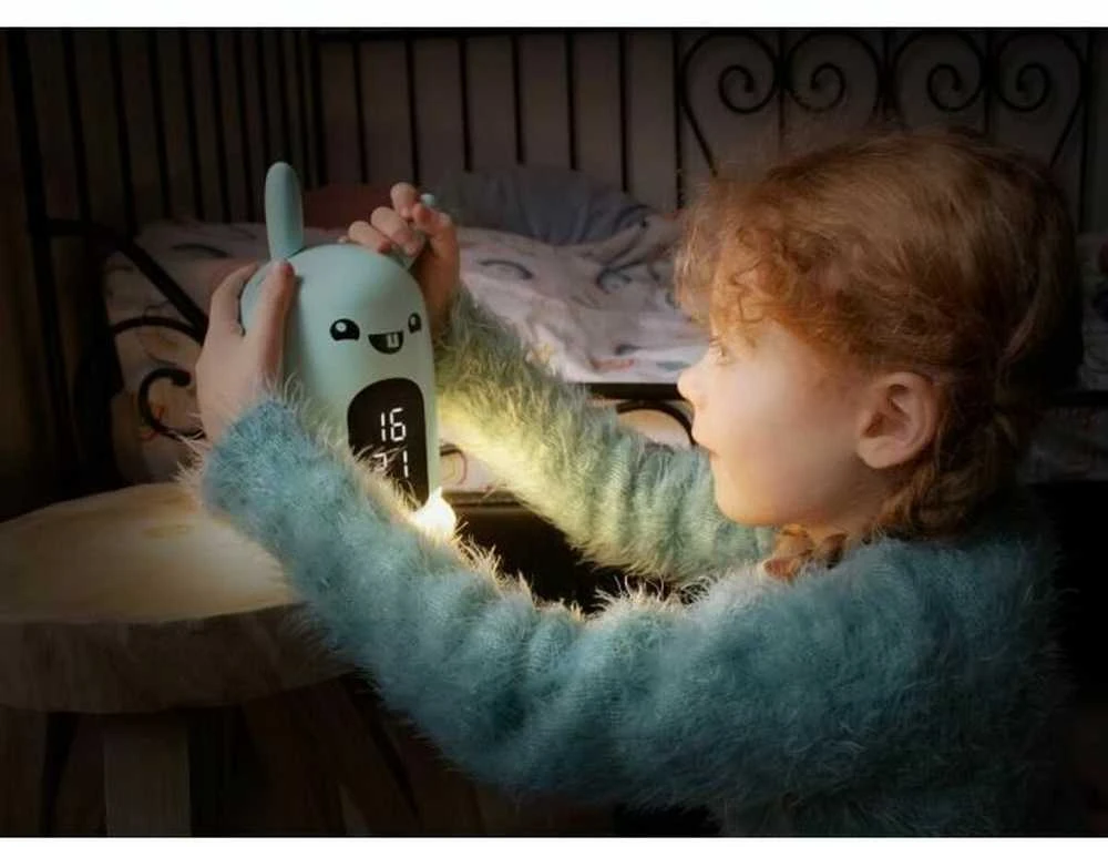 Big Ben RKIDSRABBIT BIGBEN Žadintuvas & Lampka nocna vaikams