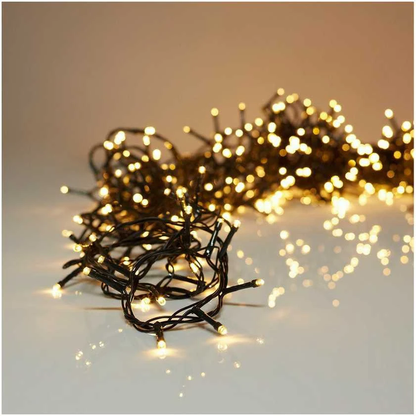 Christmas Gifts Kalėdinės LED lemputės 120 šiltai baltų
