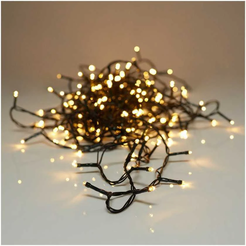 Christmas Gifts Kalėdinės LED lemputės 120 šiltai baltų