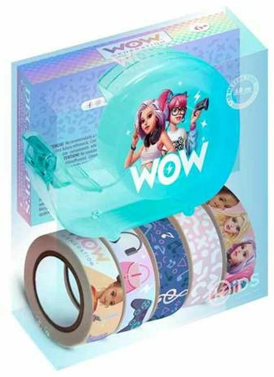 Bigbuy Fun „WOW Generation“ – dekoratyvinės „Washi“ juostos (WOW00050-050-CDU)