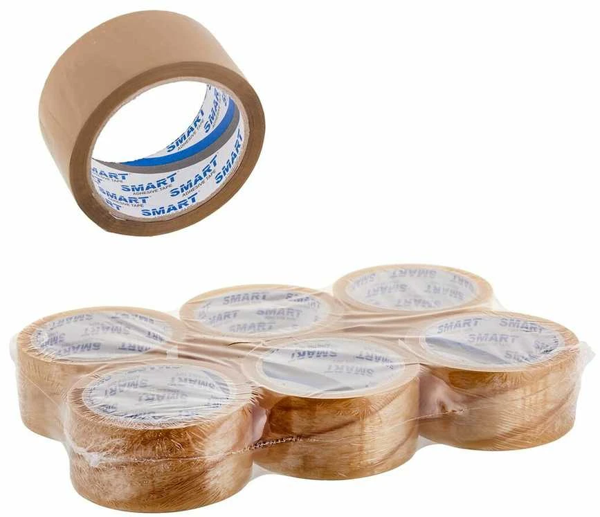 „Bestpak BSTech“ tirpiklio pagrindu pagaminta lipni juosta, pilka, 48x66. 6 vnt. rinkinys. Ilgis: 60 m.