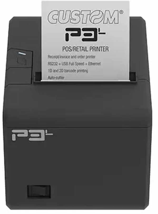 Custom Spausdintuvas P3L 58/80MM Tinklinis USB - RS232 PAPER REDUCT