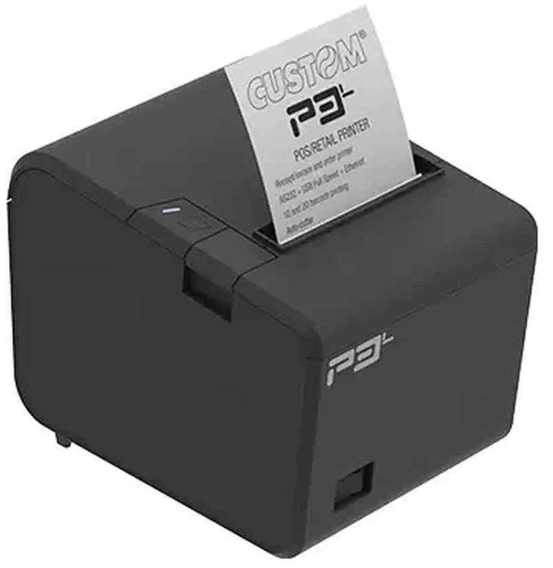 Custom Spausdintuvas P3L 58/80MM Tinklinis USB - RS232 PAPER REDUCT