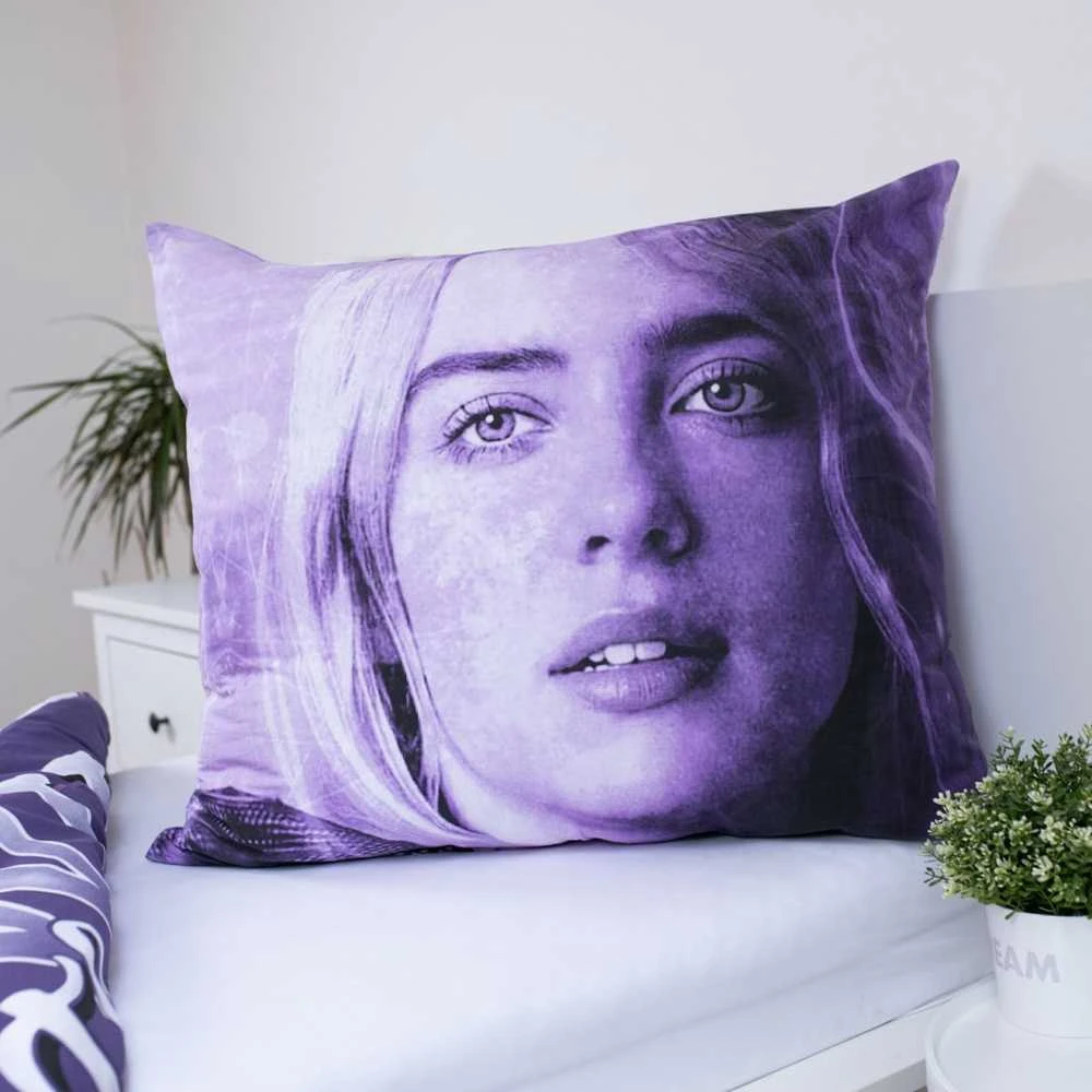 Billie Eilish laukinių gėlių patalynės komplektas 140√π200cm, 70√π90cm