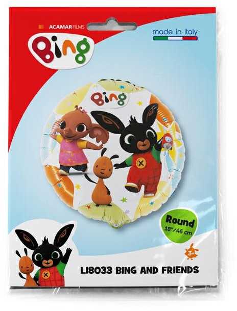 Bing Friends folijos balionas 46 cm