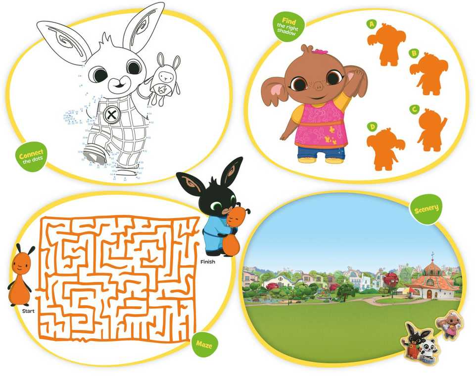 „Bing Fun Super“ lipdukų rinkinys su žaidimu