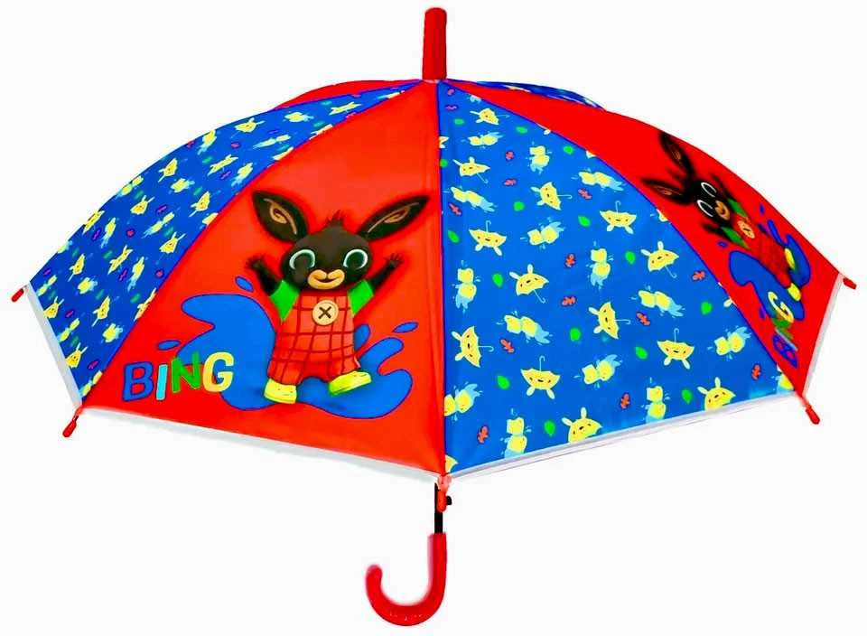 Bing vaikiškas pusiau automatinis skėtis √ò68 cm