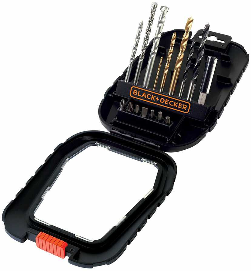 Black & Decker Juodas+DECKER Rinkinys AKCESORIÓW 16szt. ...