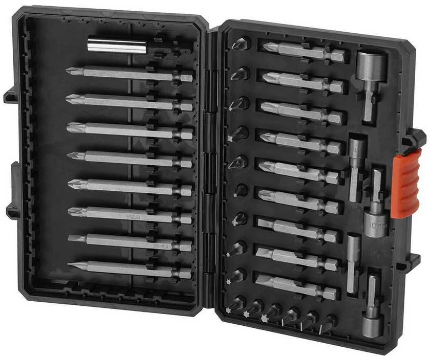 Black & Decker Juodas & Decker Juodas+DECKER Rinkinys AKCESORIÓW 38szt. ...