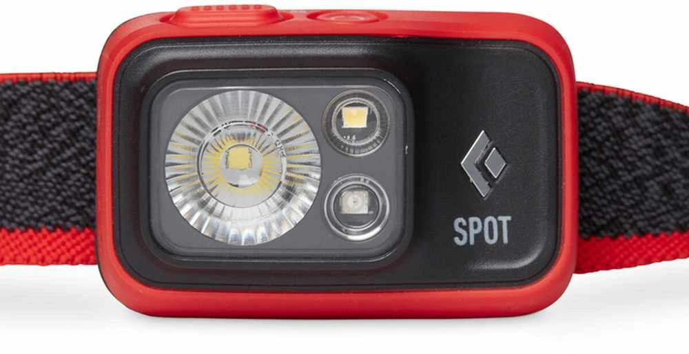 Black Diamond Juodas Diamond Juodas Diamond Spot 400 Juodas, Raudona Headband prožektorius LED