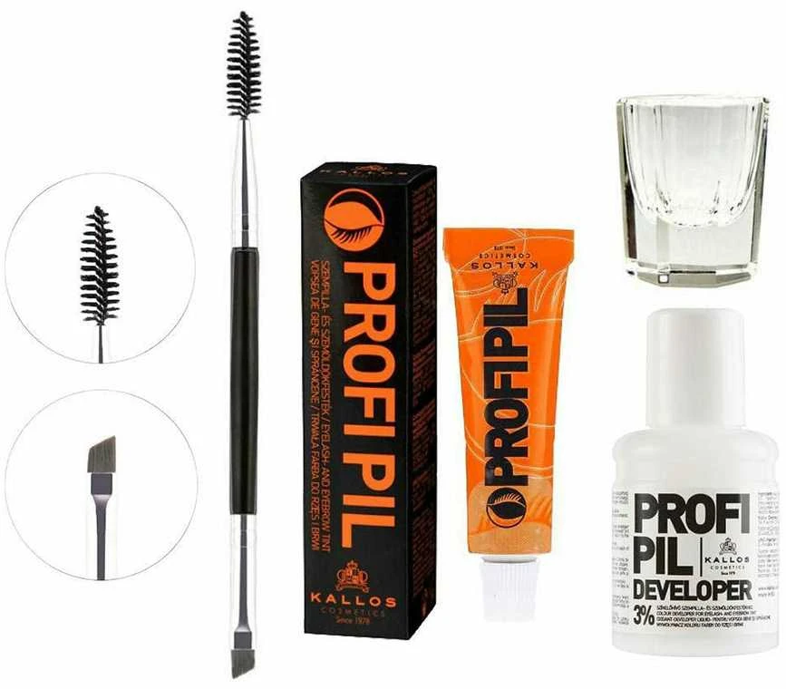 Kallos Cosmetics Profi Pil blakstienų ir antakių antakių spalva moterims, 15 ml