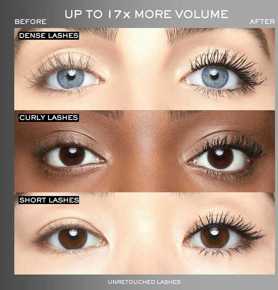 Lancome Hypnose Drama Atsparus vandeniui Blakstienų tušas apimties suteikiantis vandeniui atsparus blakstienų tušas, atspalvis: Juodas, 8 ml