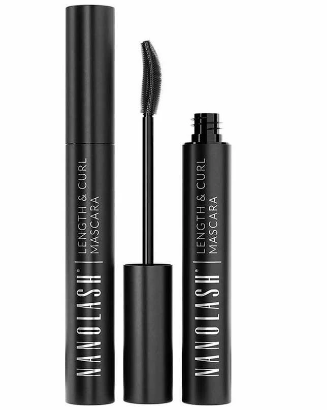 Nanolash Length y Curl Máscara De Pestañas, 10 ml