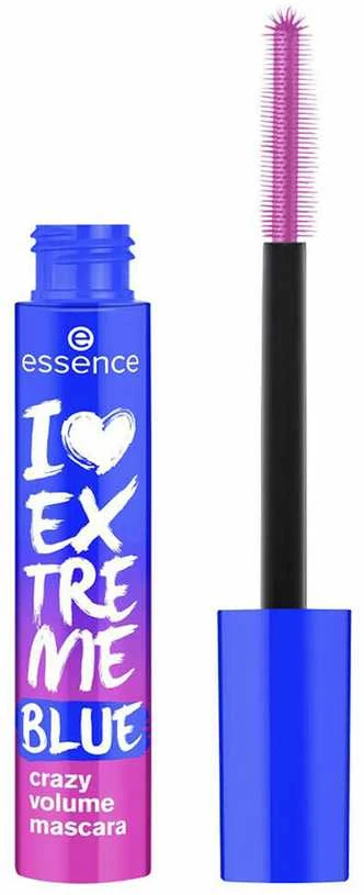 Essence Cosmetics I Love Extreme Mėlyna Crazy Volume Máscara De Pestañas Volumen, 12 ml