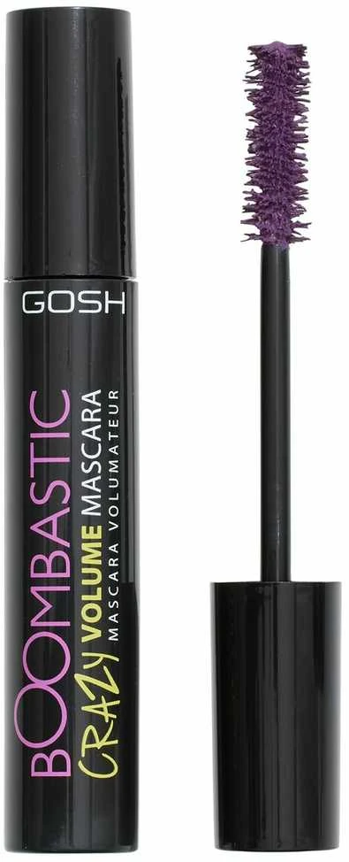 Gosh Boombastic Crazy Vegan Length and Volume Blakstienų tušas 006 Dusty Violet, 13 ml