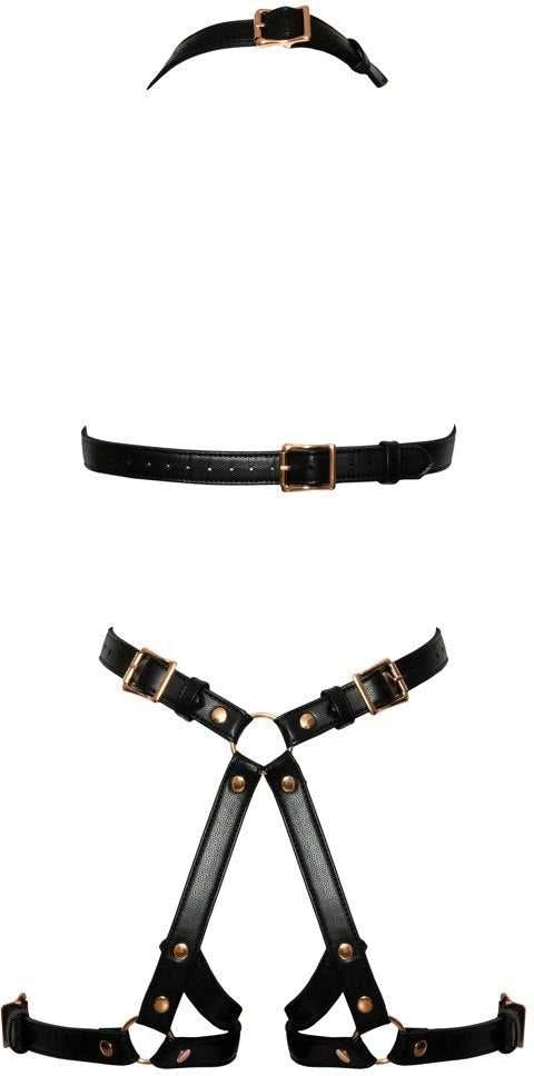 Bad Kitty Harness S/M rožė