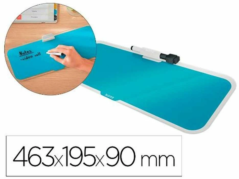 Leitz Leitz Cozy stiklinis stalinis sąsiuvinis, horizontalus, mėlynas 52690061