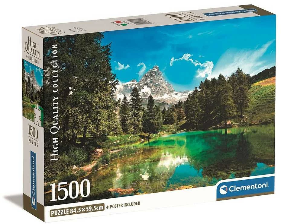 Clementoni Dėlionė 1500 vnt. - Mėlynasis ežeras