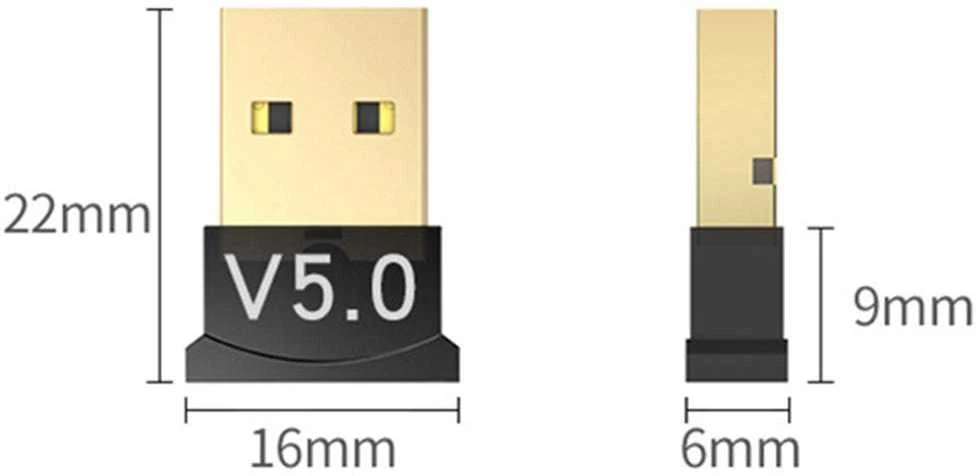 „Bluetooth 5.0“ USB adapteris
