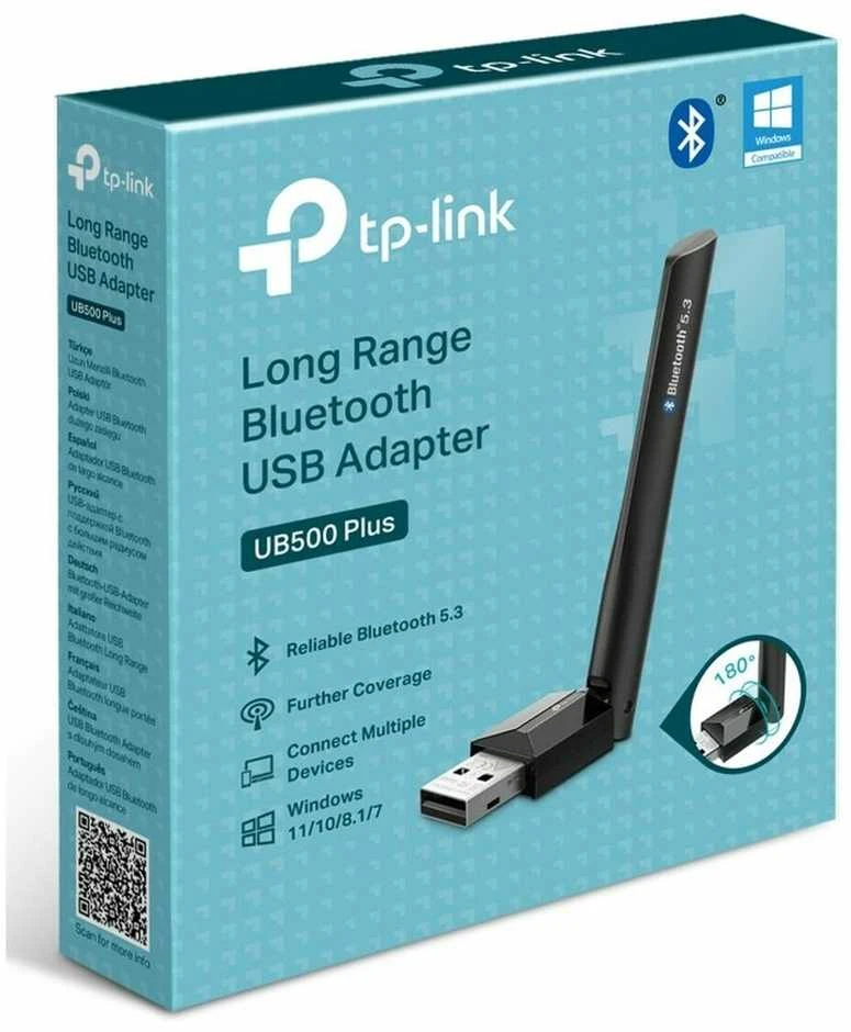TP-Link UB500 Plus sąsajos plokštės / adapteris „Bluetooth“