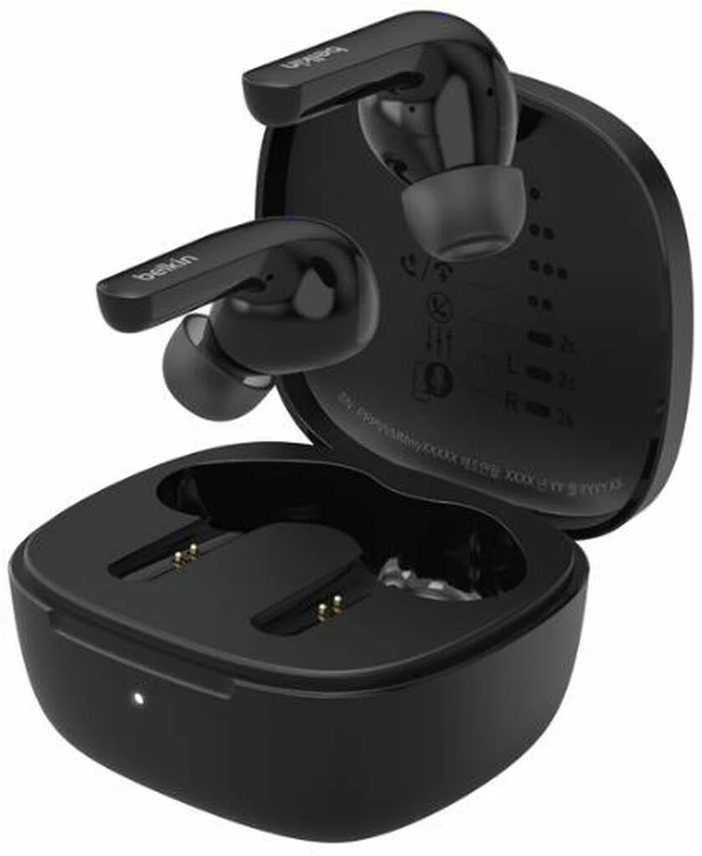 Belaidės Ausinės - Belkin SoundForm Motion, Juodos