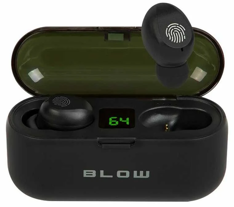 Ausinės BLOW Earbuds BTE200 Juodos