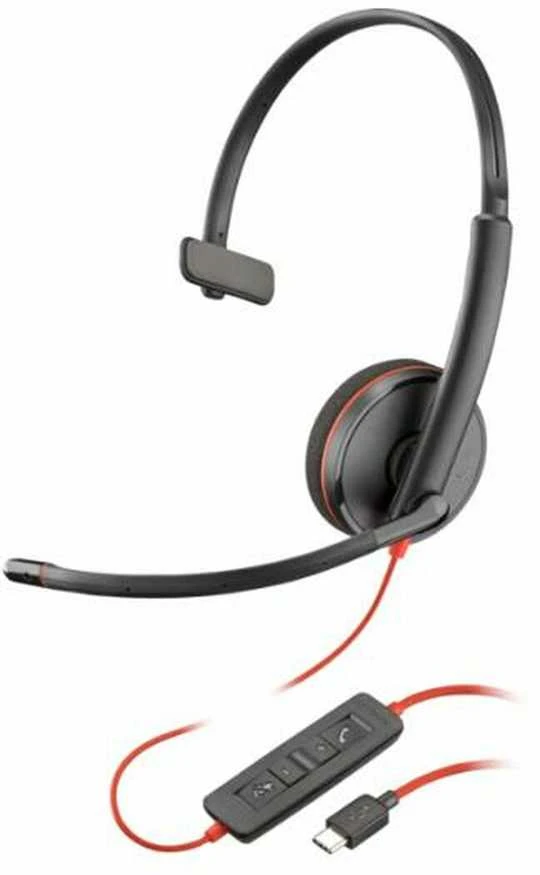 Ausinės Hewlett Packard (HP) POLY BW 3210 USB-C HS + USB-C/A - (didmeninė prekyba)