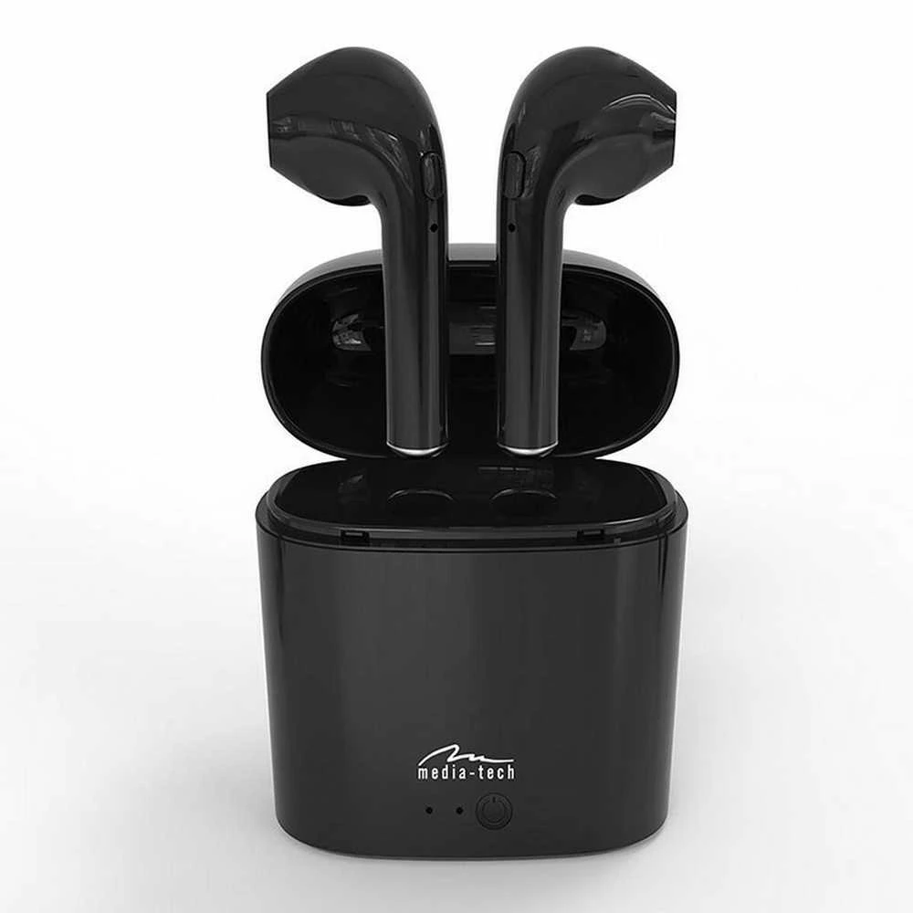 Media-Tech belaidės ausinės R-PHONES MT3589K TWS, Bluetooth, juodos